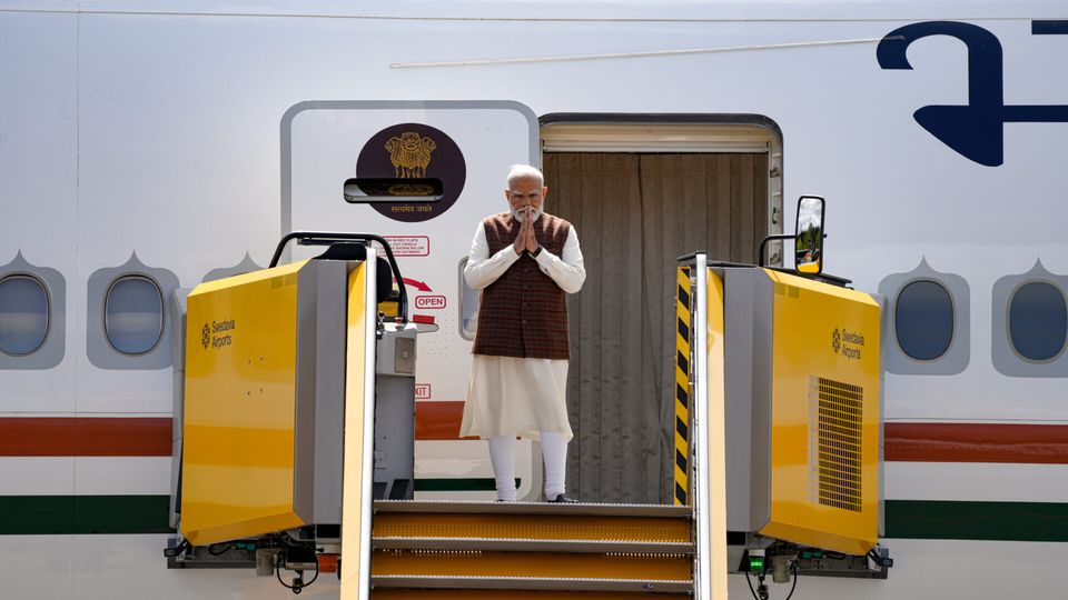 Prime Minister of India Narendra Modi in Gothenburg. — photo 12