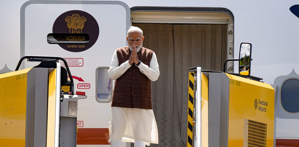 Prime Minister of India Narendra Modi in Gothenburg. — photo 16