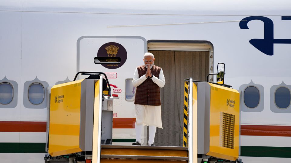 Prime Minister of India Narendra Modi in Gothenburg. — photo 17