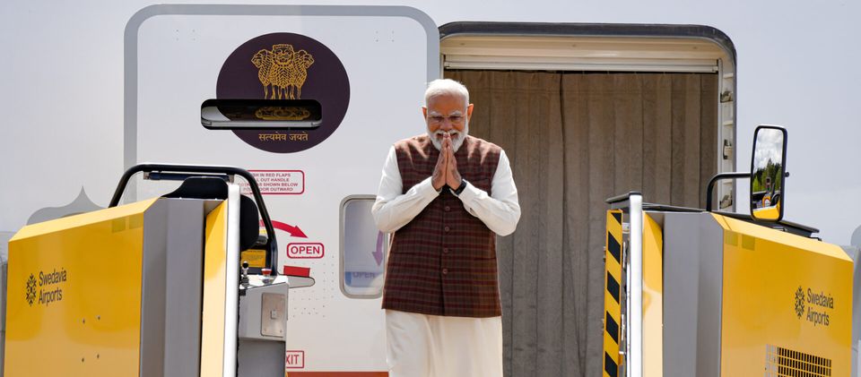 Prime Minister of India Narendra Modi in Gothenburg. — photo 19