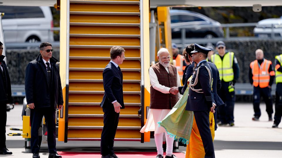 Prime Minister of India Narendra Modi in Gothenburg. — photo 28