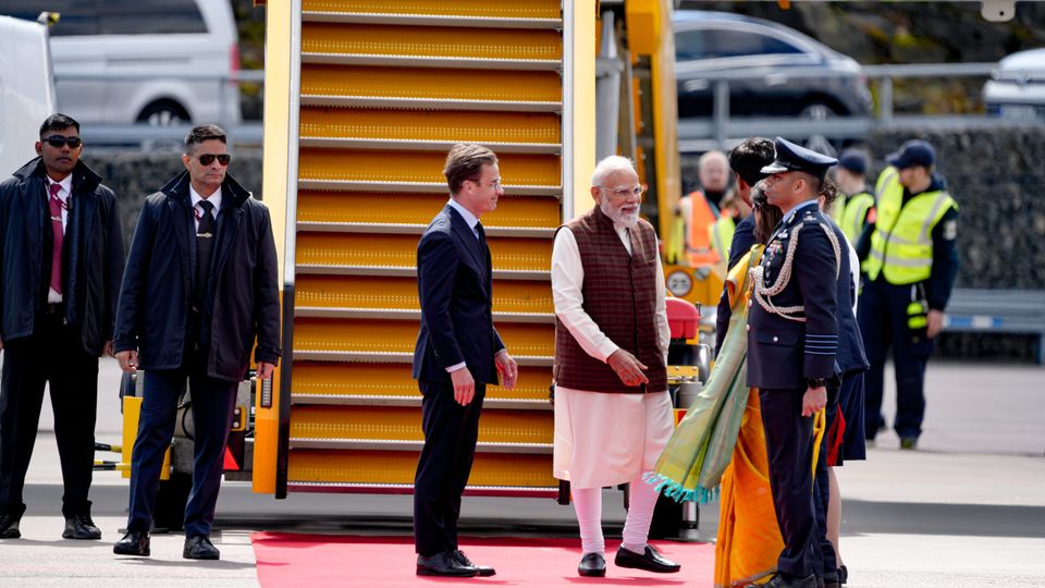 Prime Minister of India Narendra Modi in Gothenburg. — photo 30