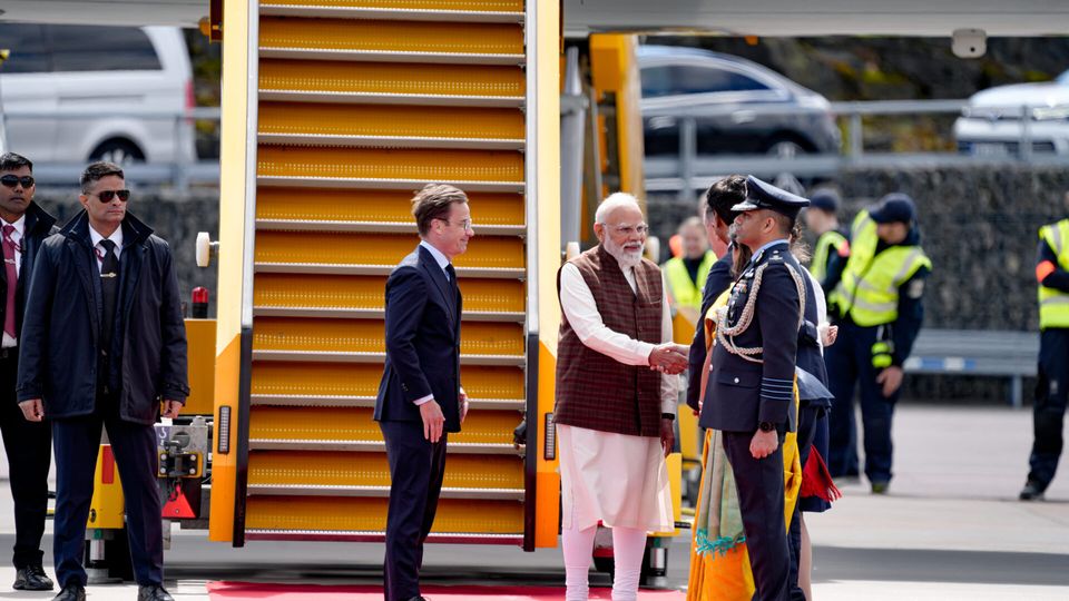 Prime Minister of India Narendra Modi in Gothenburg. — photo 31