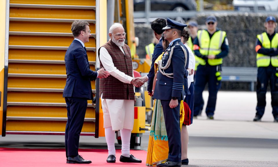 Prime Minister of India Narendra Modi in Gothenburg. — photo 33