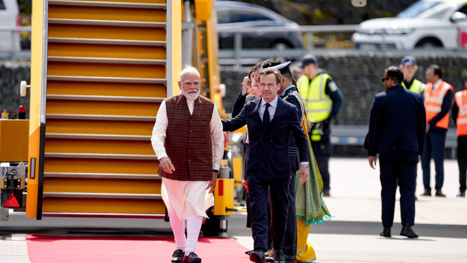 Prime Minister of India Narendra Modi in Gothenburg. — photo 39