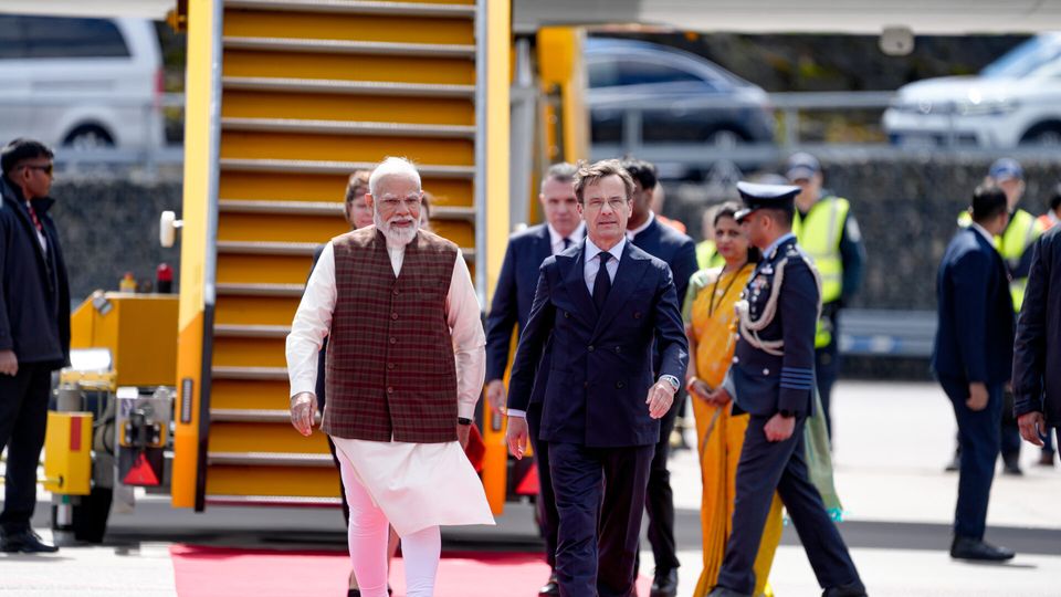 Prime Minister of India Narendra Modi in Gothenburg. — photo 46