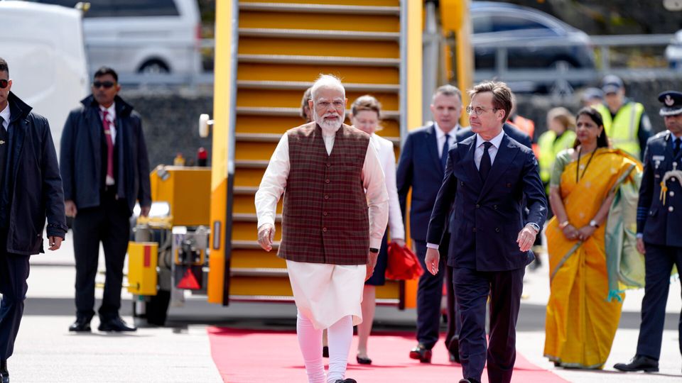Prime Minister of India Narendra Modi in Gothenburg. — photo 47
