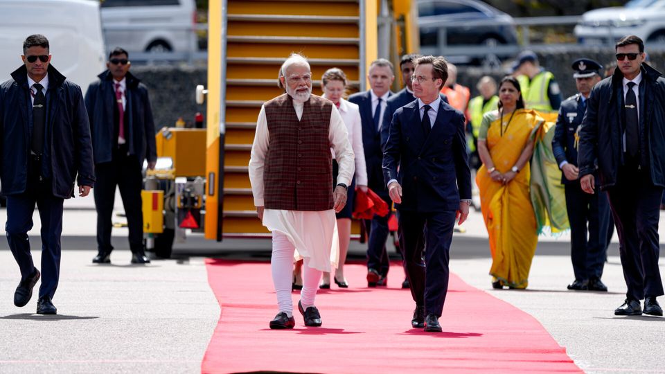 Prime Minister of India Narendra Modi in Gothenburg. — photo 48
