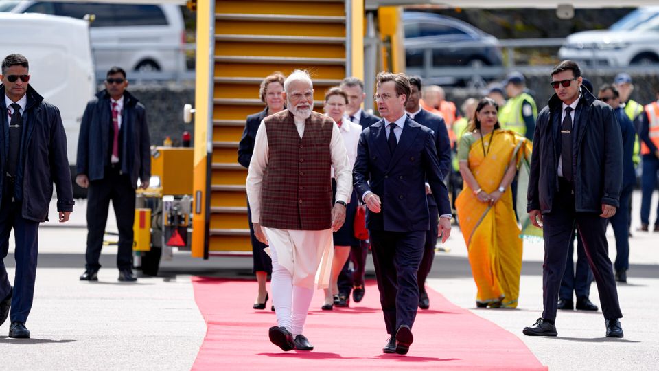 Prime Minister of India Narendra Modi in Gothenburg. — photo 49