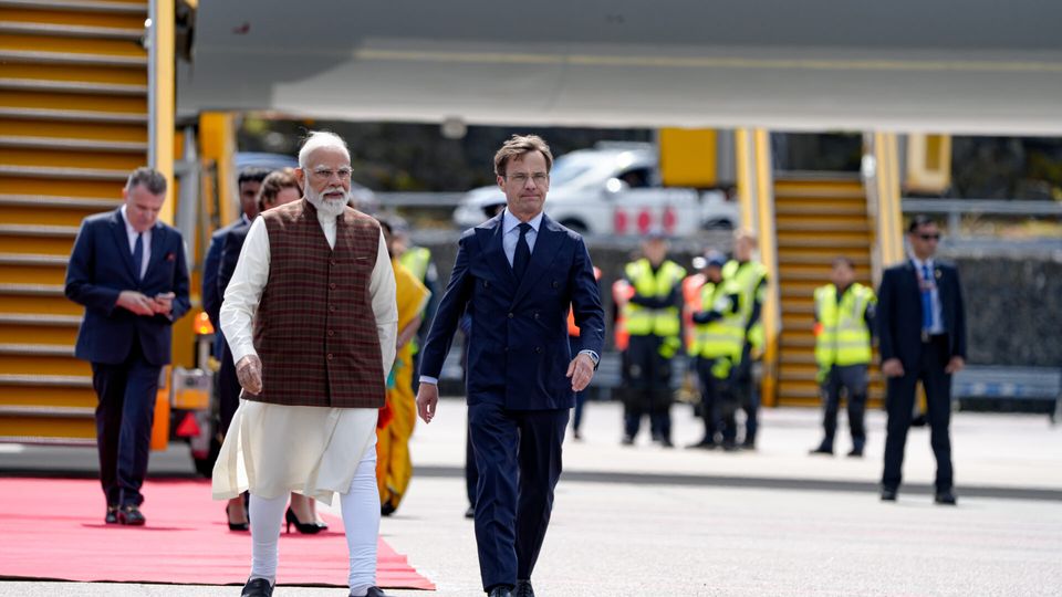Prime Minister of India Narendra Modi in Gothenburg. — photo 52
