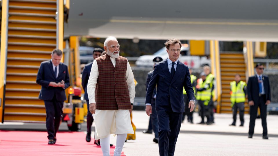 Prime Minister of India Narendra Modi in Gothenburg. — photo 53