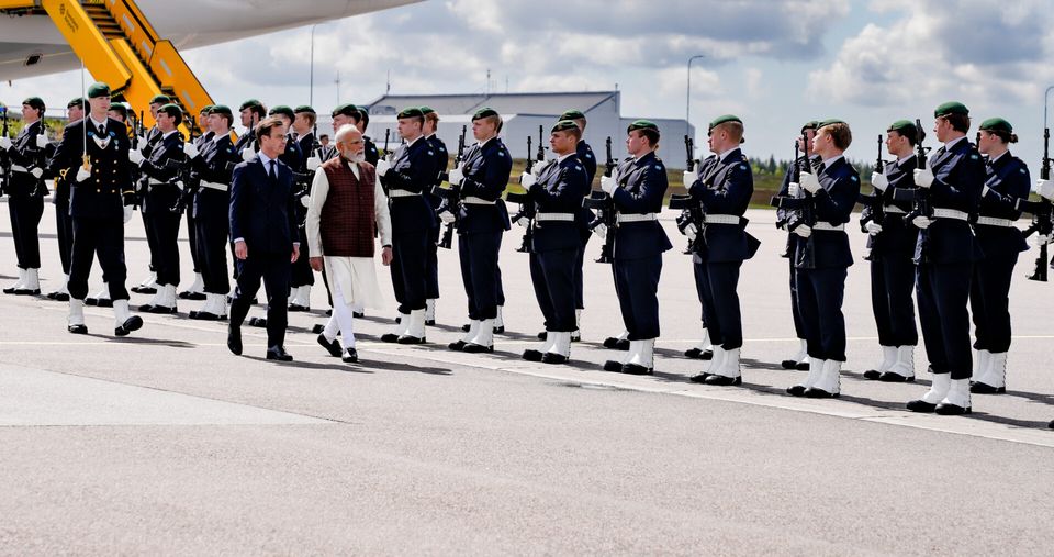 Prime Minister of India Narendra Modi in Gothenburg. — photo 64