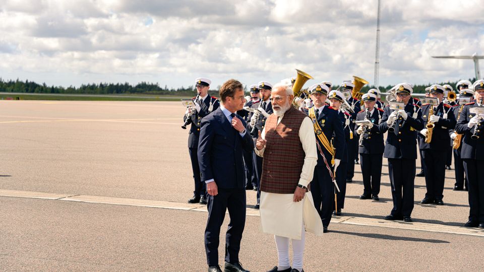 Prime Minister of India Narendra Modi in Gothenburg. — photo 67
