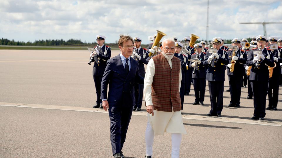 Prime Minister of India Narendra Modi in Gothenburg. — photo 69